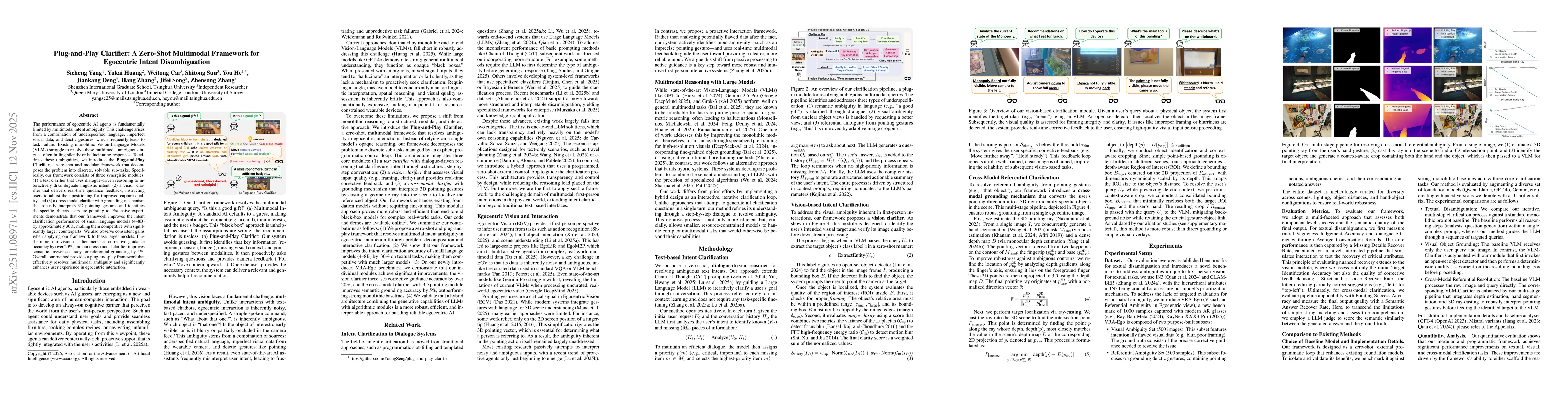 Thumbnail for Plug-and-Play Clarifier: A Zero-Shot Multimodal Framework for Egocentric Intent Disambiguation