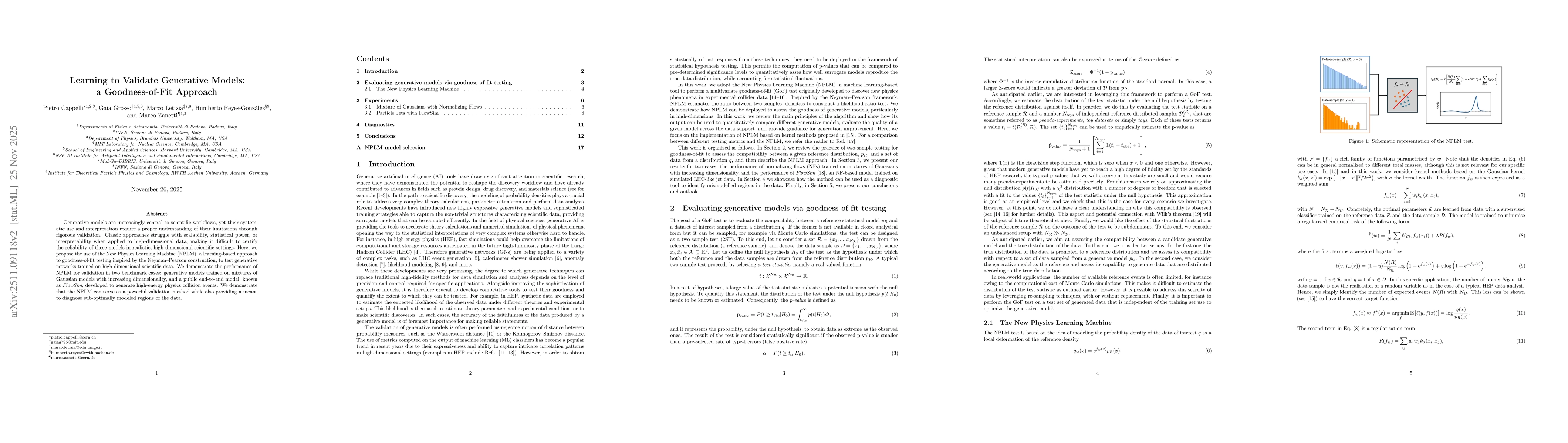 Thumbnail for Learning to Validate Generative Models: a Goodness-of-Fit Approach