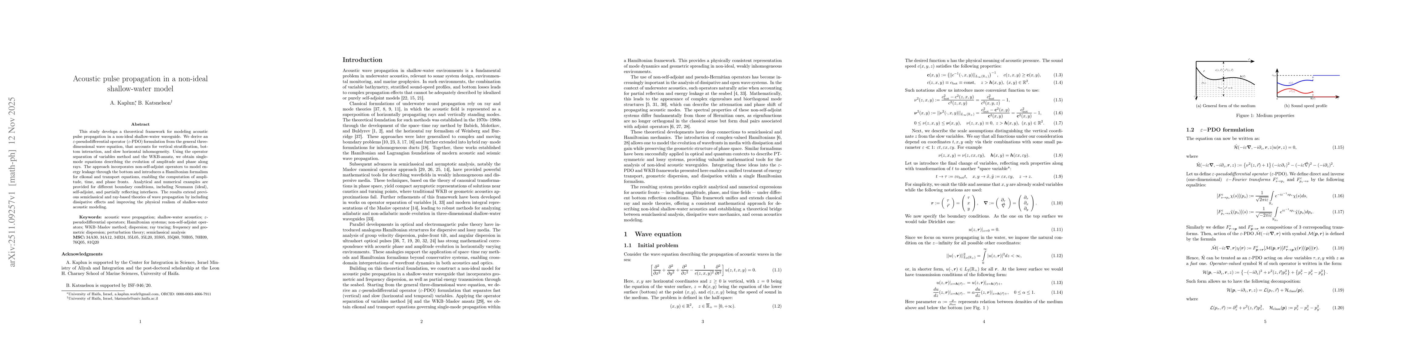 Thumbnail for Acoustic pulse propagation in a non-ideal shallow-water model