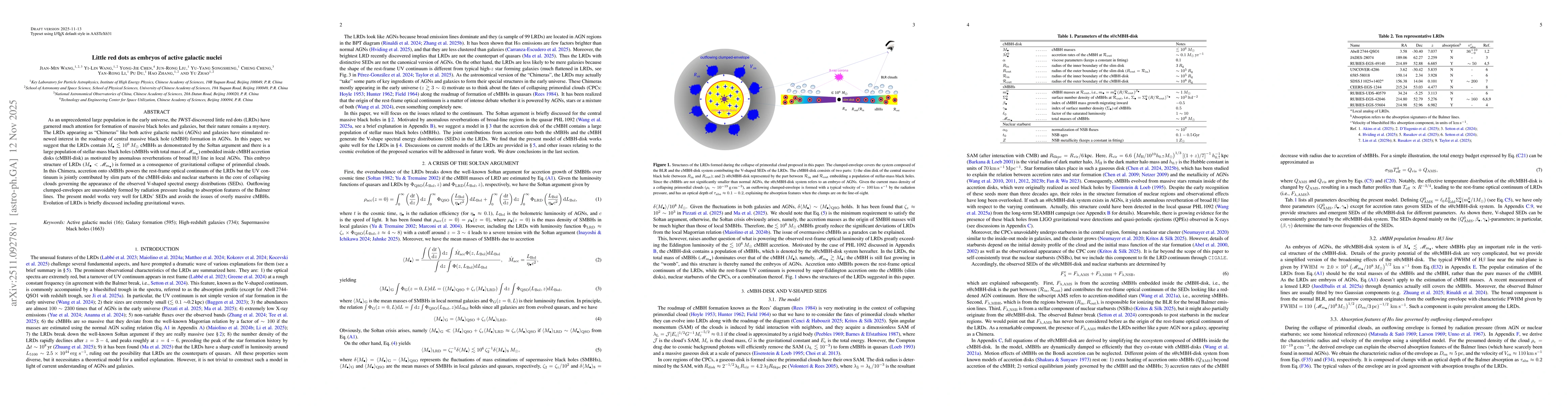 Thumbnail for Little red dots as embryos of active galactic nuclei
