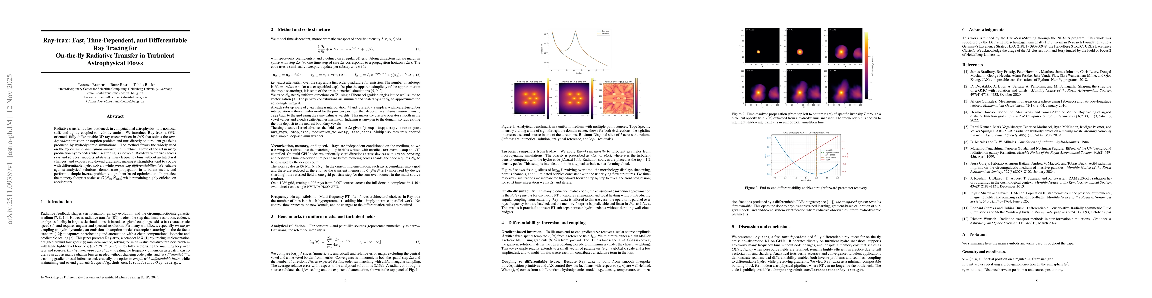 Thumbnail for Ray-trax: Fast, Time-Dependent, and Differentiable Ray Tracing for On-the-fly Radiative Transfer in Turbulent Astrophysical Flows