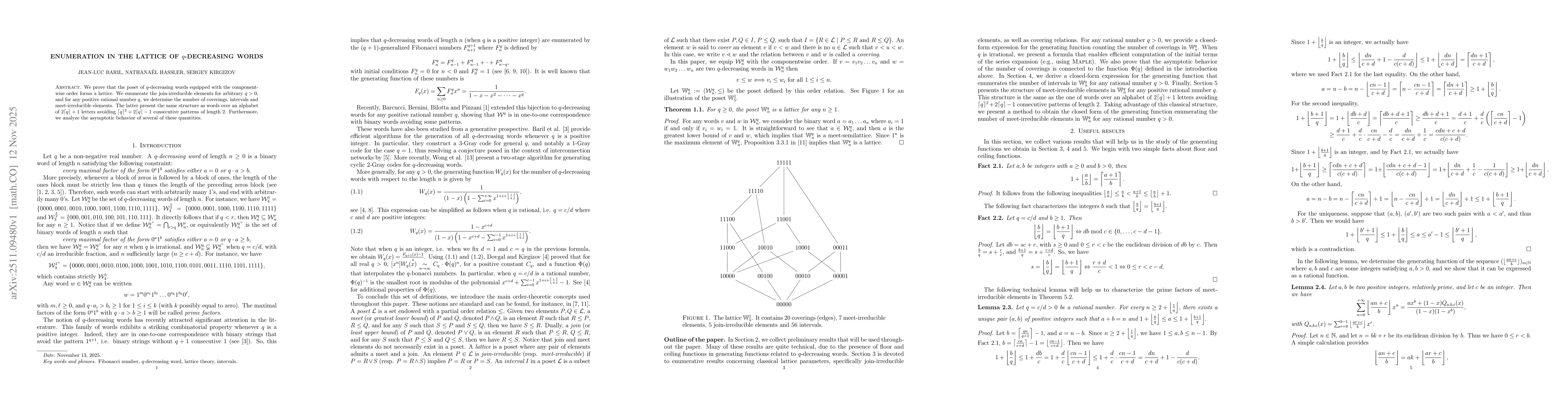 Thumbnail for Enumeration in the lattice of $q$-decreasing words