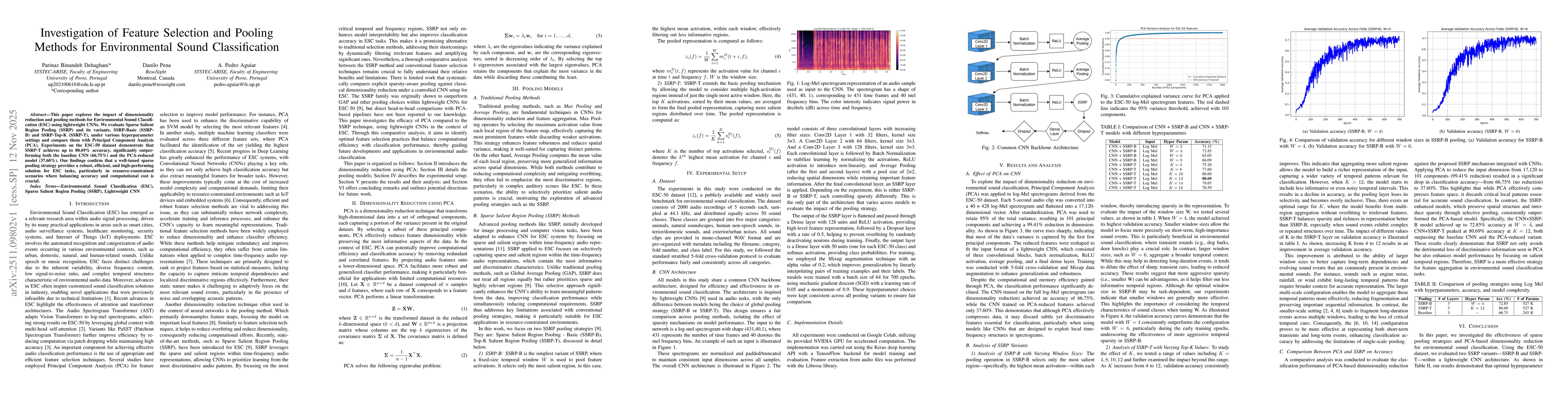 Thumbnail for Investigation of Feature Selection and Pooling Methods for Environmental Sound Classification