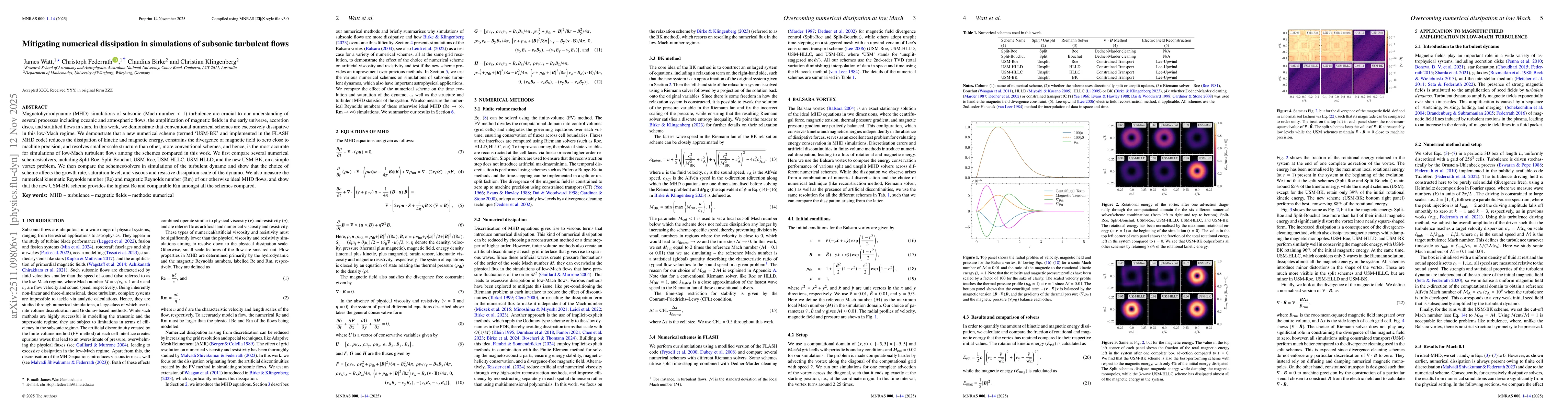 Thumbnail for Mitigating numerical dissipation in simulations of subsonic turbulent flows