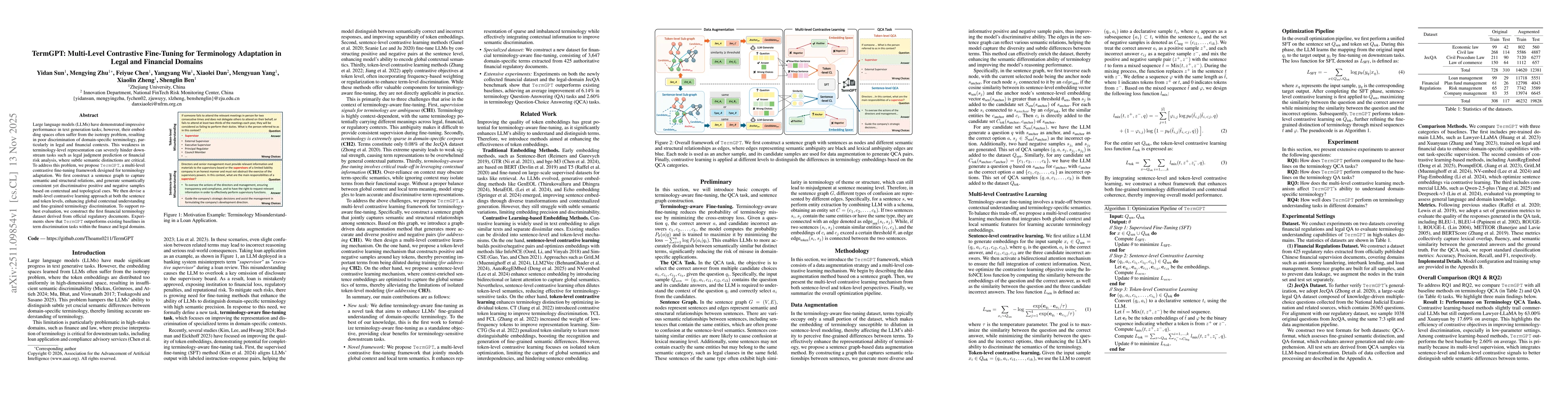 Thumbnail for TermGPT: Multi-Level Contrastive Fine-Tuning for Terminology Adaptation in Legal and Financial Domain