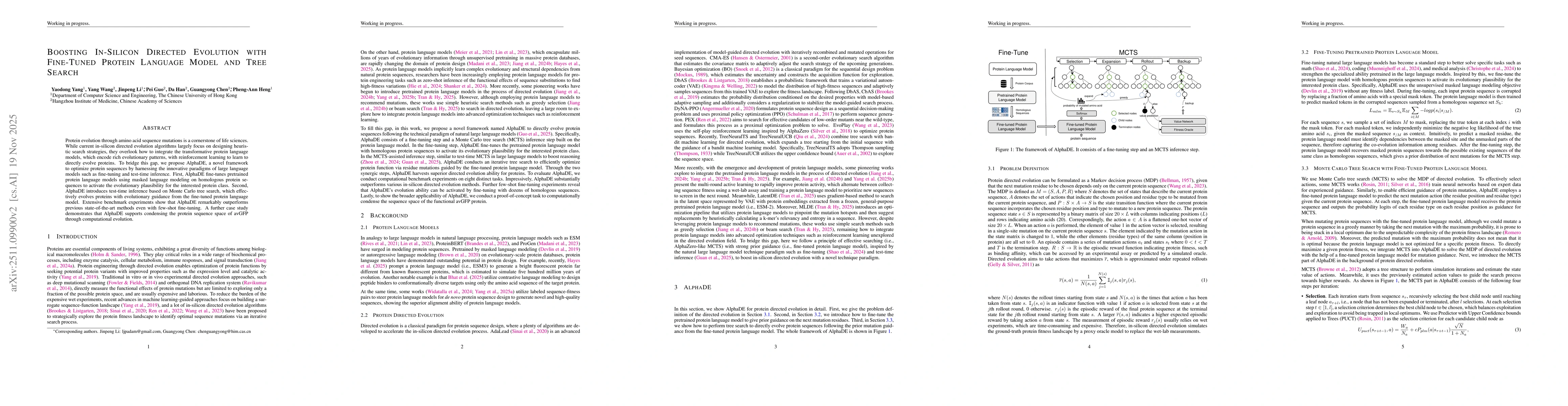 Thumbnail for Boosting In-Silicon Directed Evolution with Fine-Tuned Protein Language Model and Tree Search