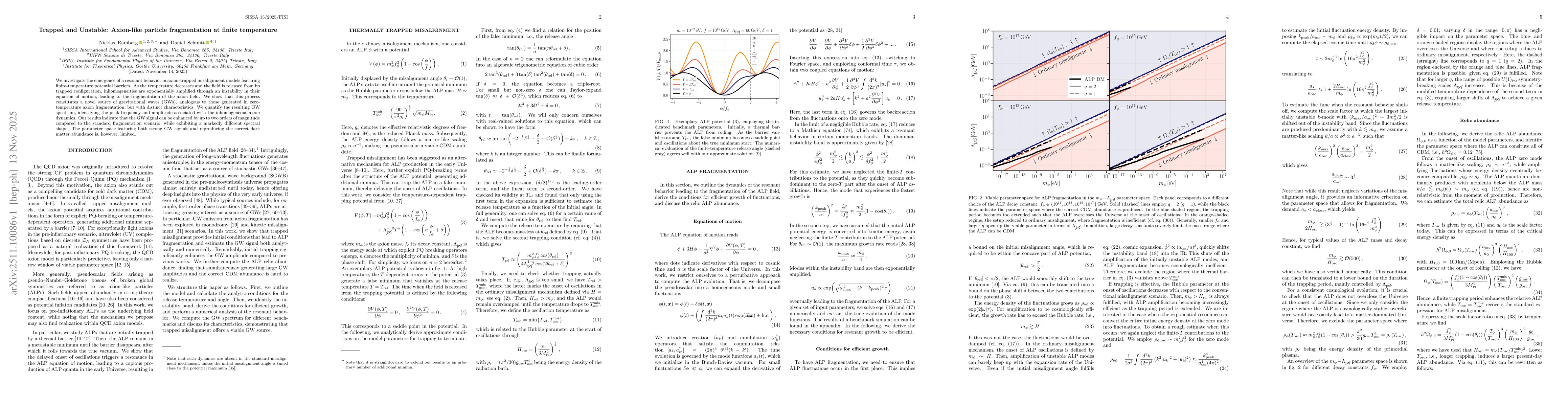 Thumbnail for Trapped and Unstable: Axion-like particle fragmentation at finite temperature
