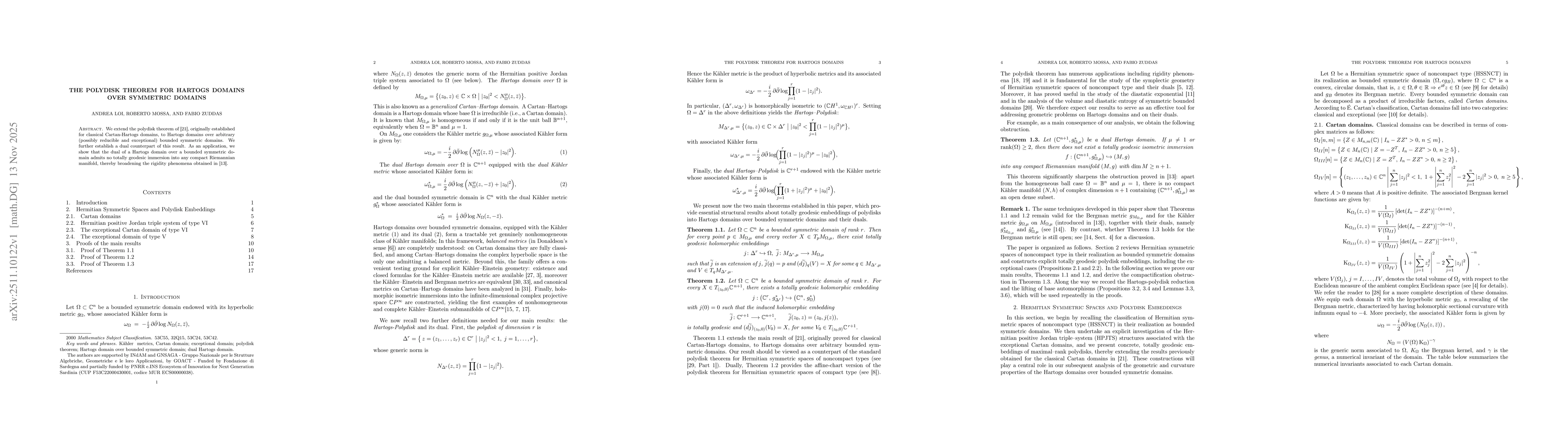 Thumbnail for The polydisk theorem for Hartogs domains over symmetric domains