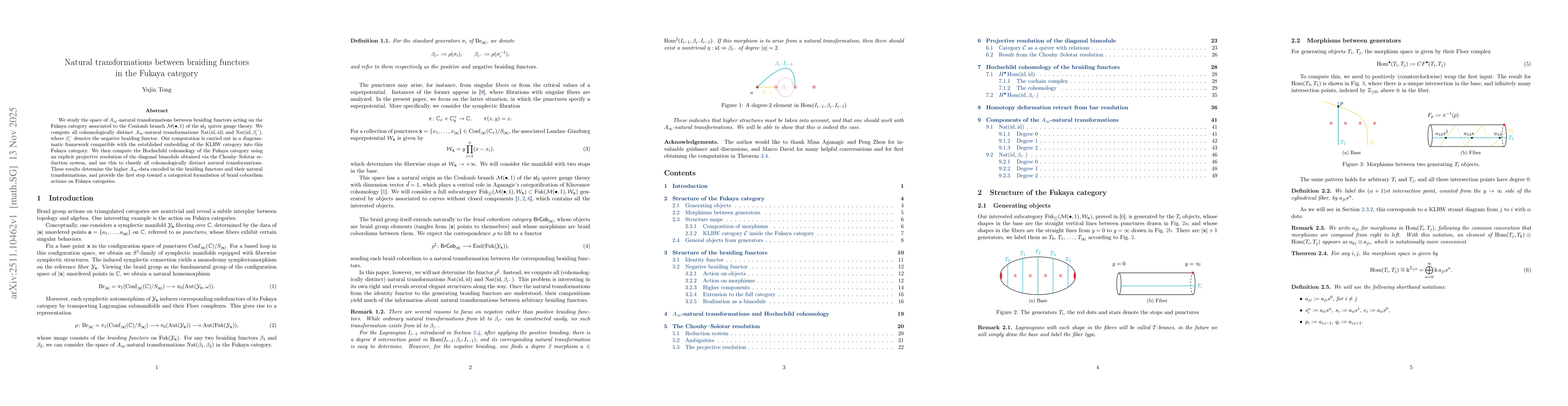 Thumbnail for Natural transformations between braiding functors in the Fukaya category