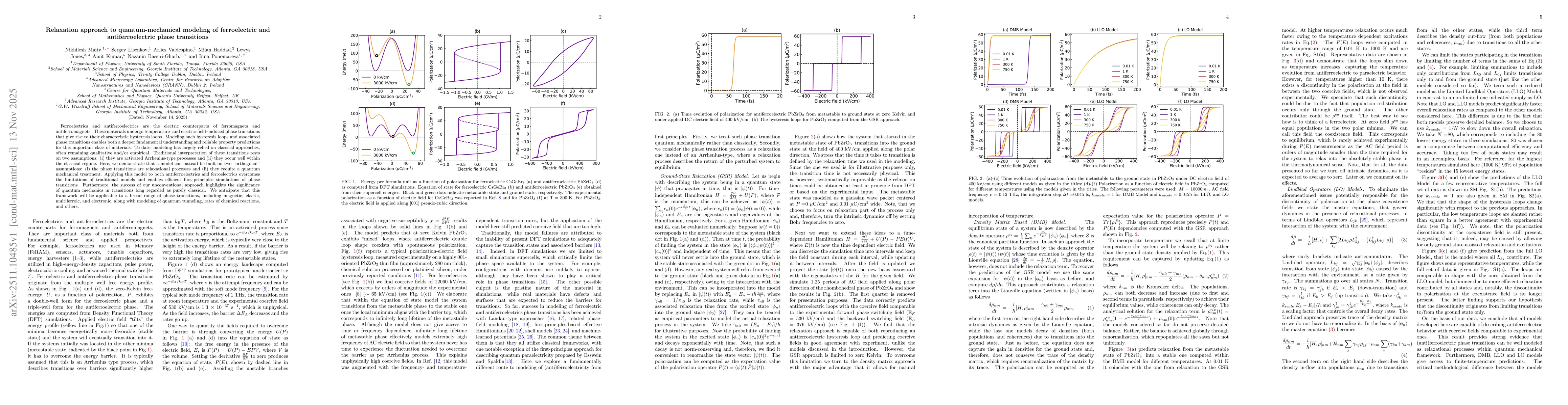 Thumbnail for Relaxation approach to quantum-mechanical modeling of ferroelectric and antiferroelectric phase transitions