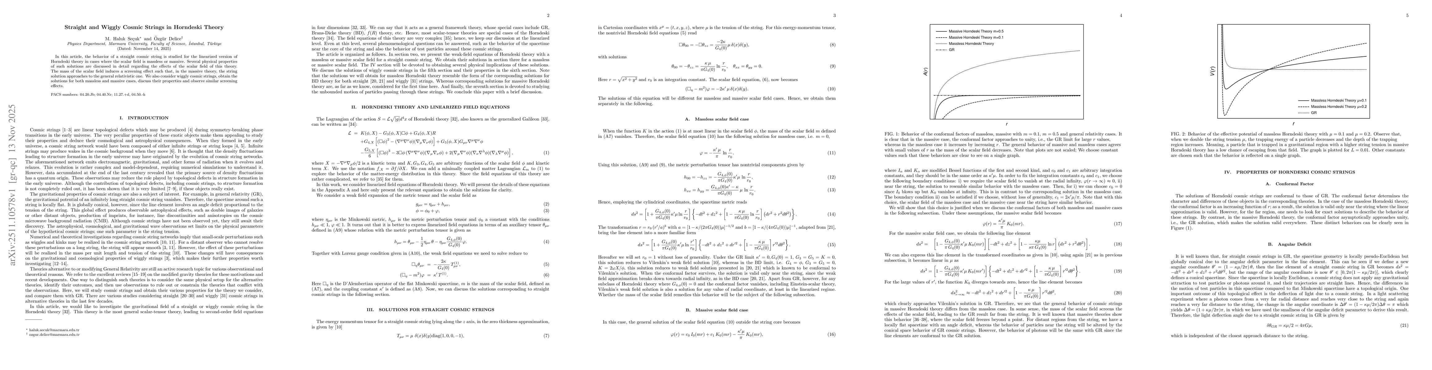 Thumbnail for Straight and Wiggly Cosmic Strings in Horndeski Theory