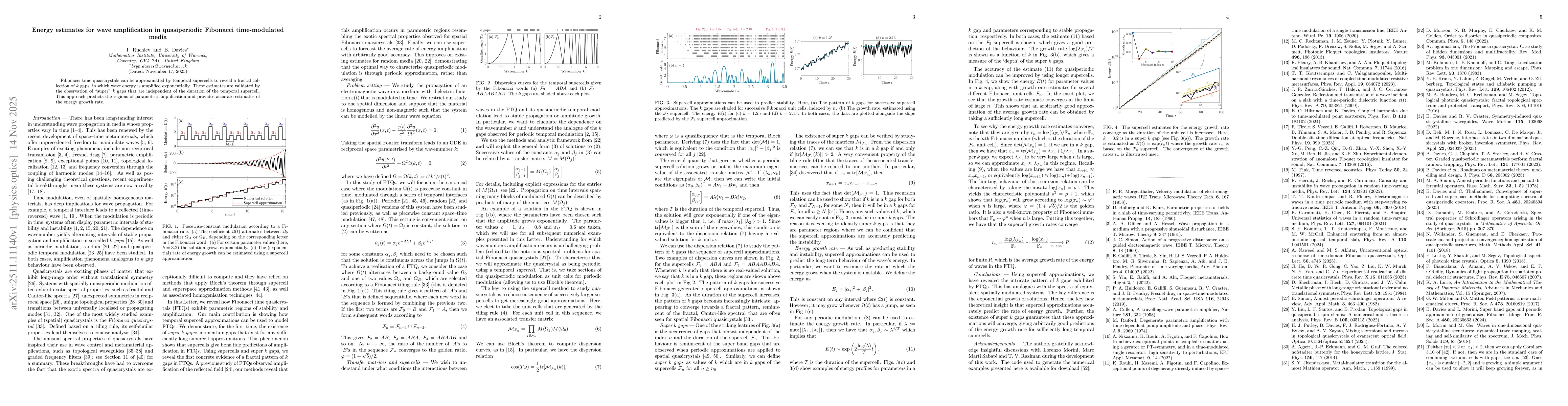 Thumbnail for Energy estimates for wave amplification in quasiperiodic Fibonacci time-modulated media