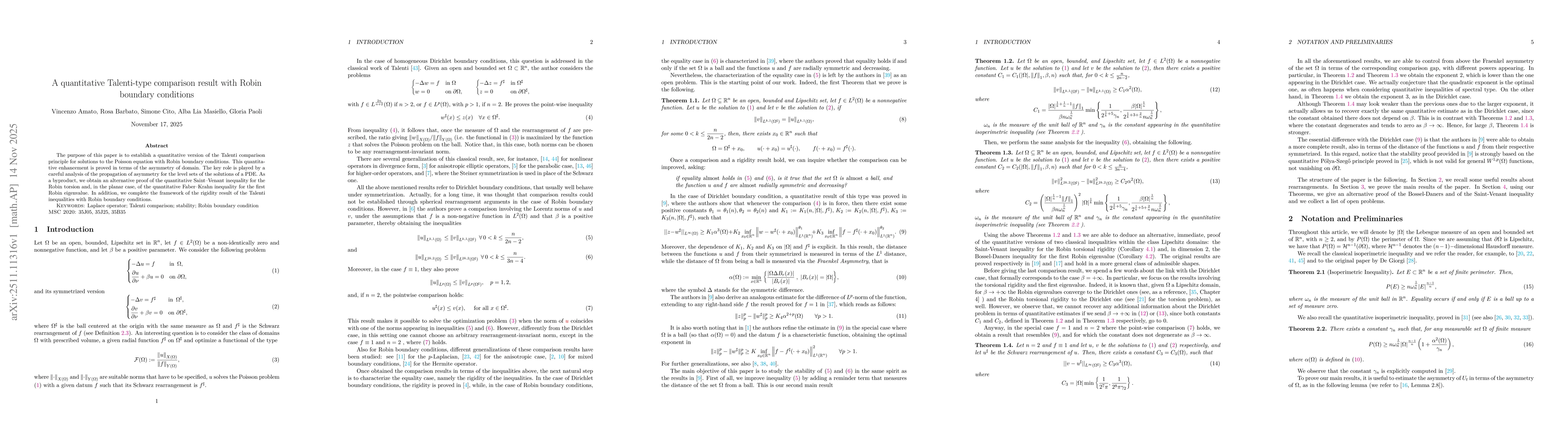 Thumbnail for A quantitative Talenti-type comparison result with Robin boundary conditions
