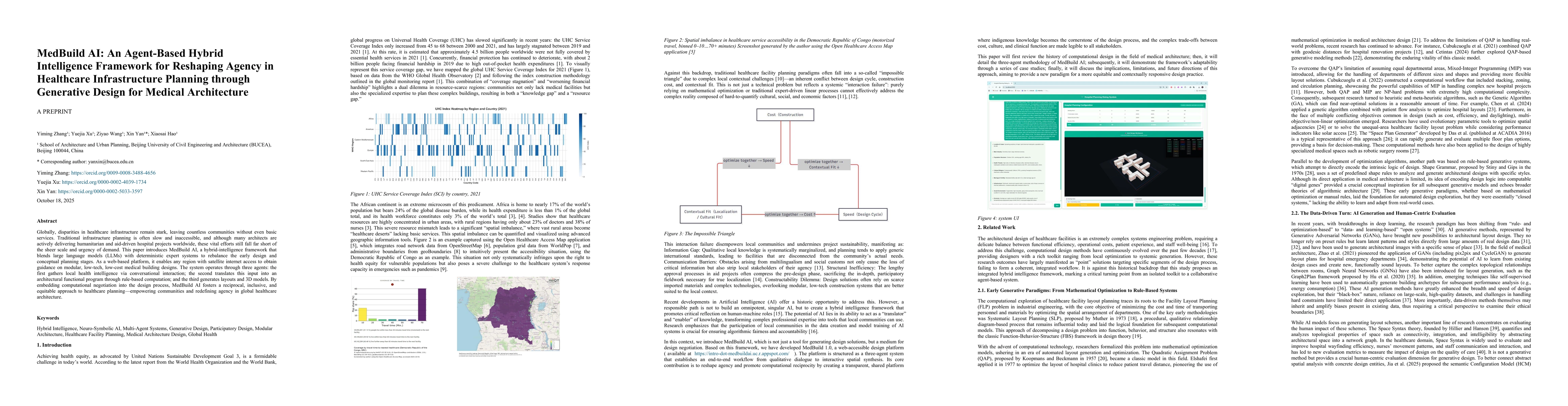 Thumbnail for MedBuild AI: An Agent-Based Hybrid Intelligence Framework for Reshaping Agency in Healthcare Infrastructure Planning through Generative Design for Medical Architecture