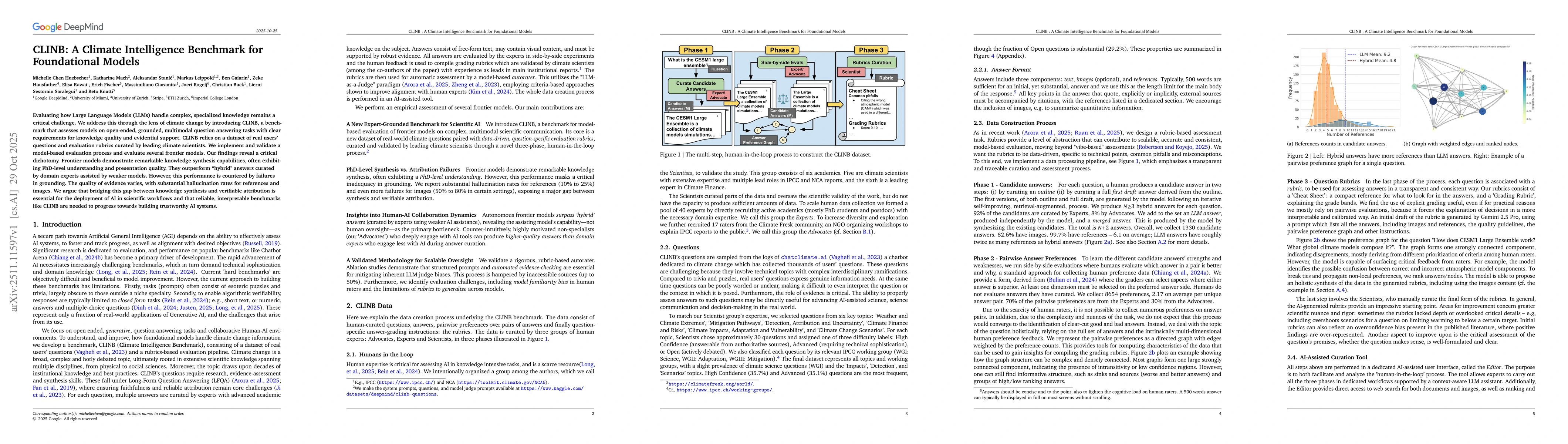 Thumbnail for CLINB: A Climate Intelligence Benchmark for Foundational Models