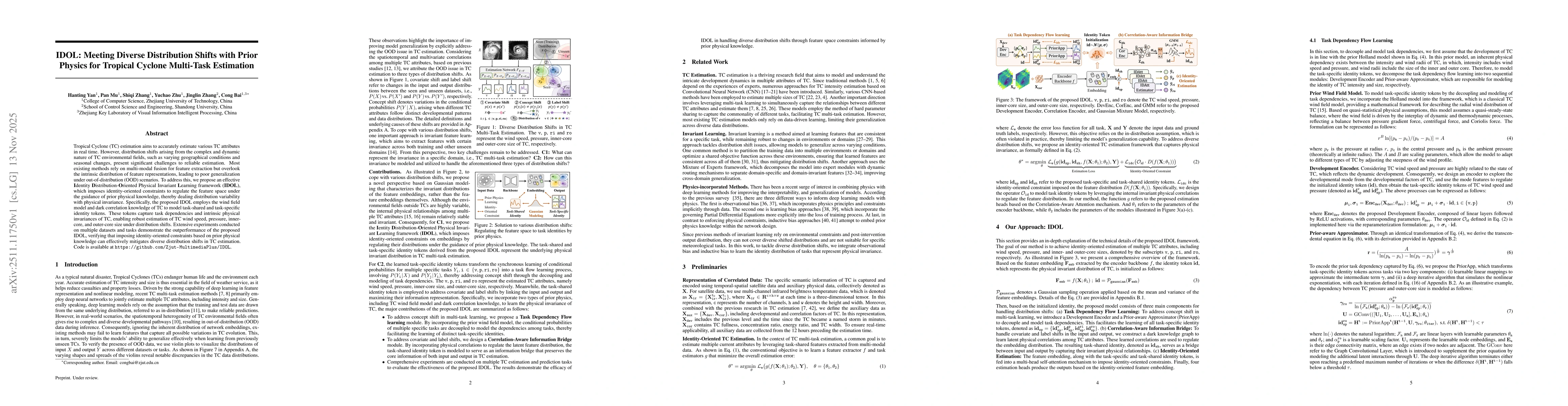 Thumbnail for IDOL: Meeting Diverse Distribution Shifts with Prior Physics for Tropical Cyclone Multi-Task Estimation