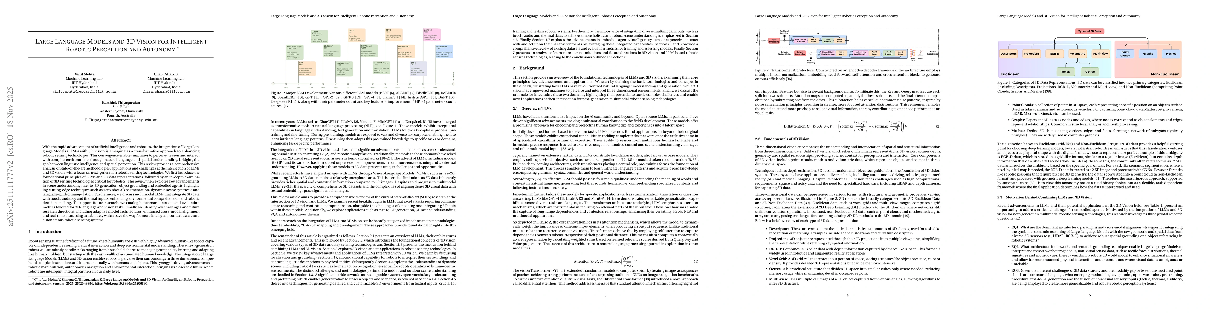 Thumbnail for Large Language Models and 3D Vision for Intelligent Robotic Perception and Autonomy