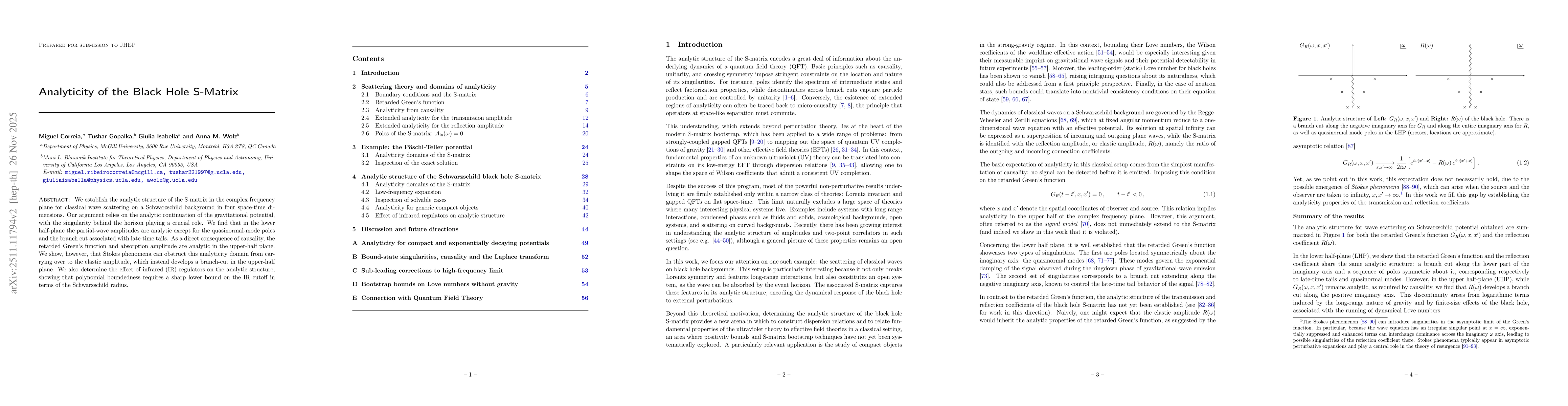 Thumbnail for Analyticity of the Black Hole S-Matrix