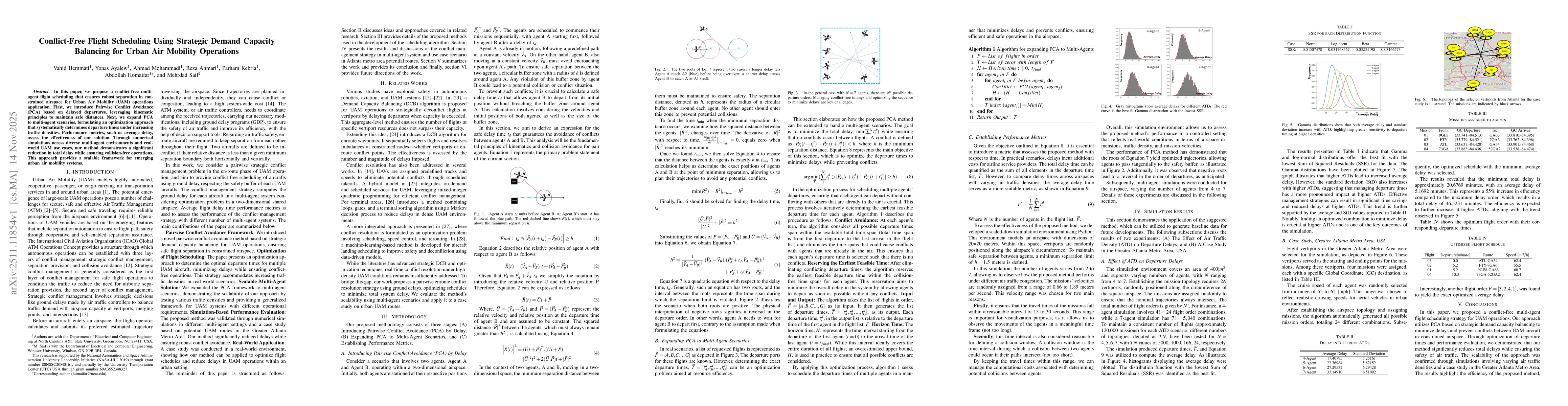 Thumbnail for Conflict-Free Flight Scheduling Using Strategic Demand Capacity Balancing for Urban Air Mobility Operations