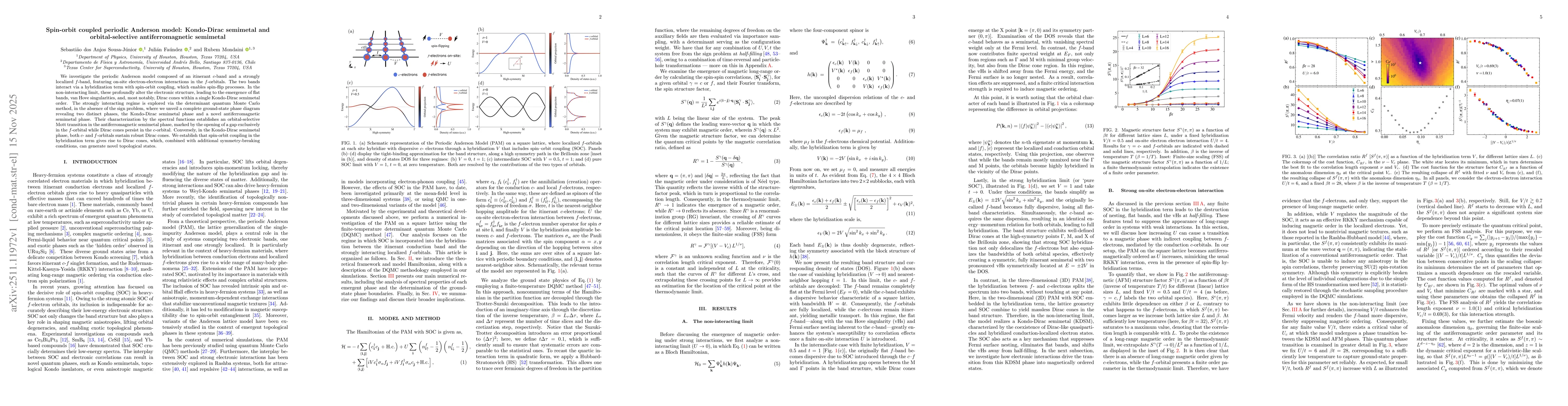 Thumbnail for Spin-orbit coupled periodic Anderson model: Kondo-Dirac semimetal and orbital-selective antiferromagnetic semimetal