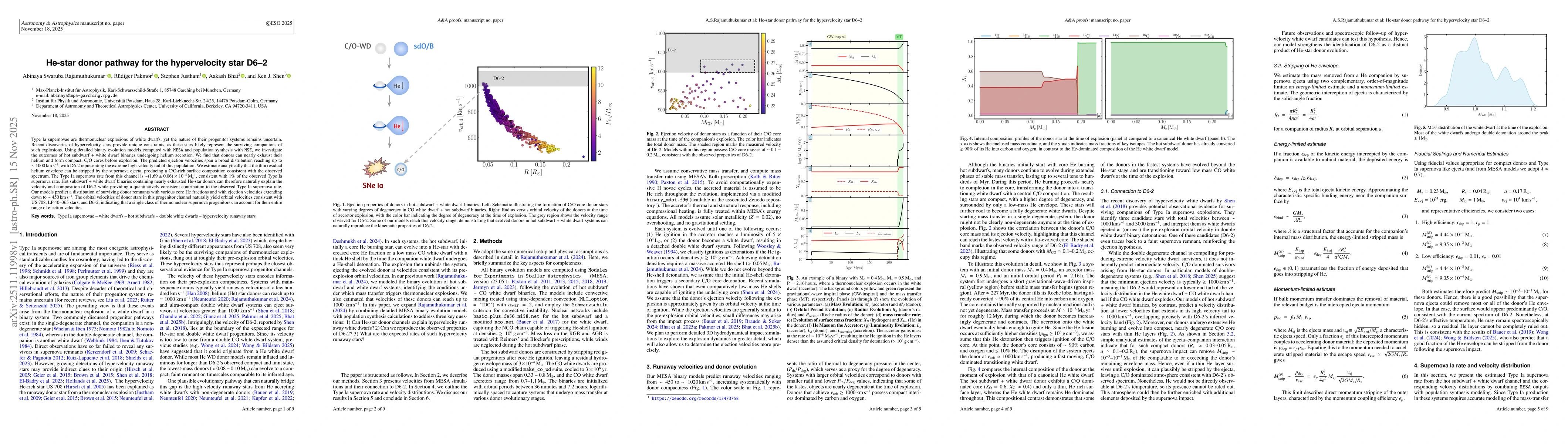 Thumbnail for He-star donor pathway for the hypervelocity star D6-2