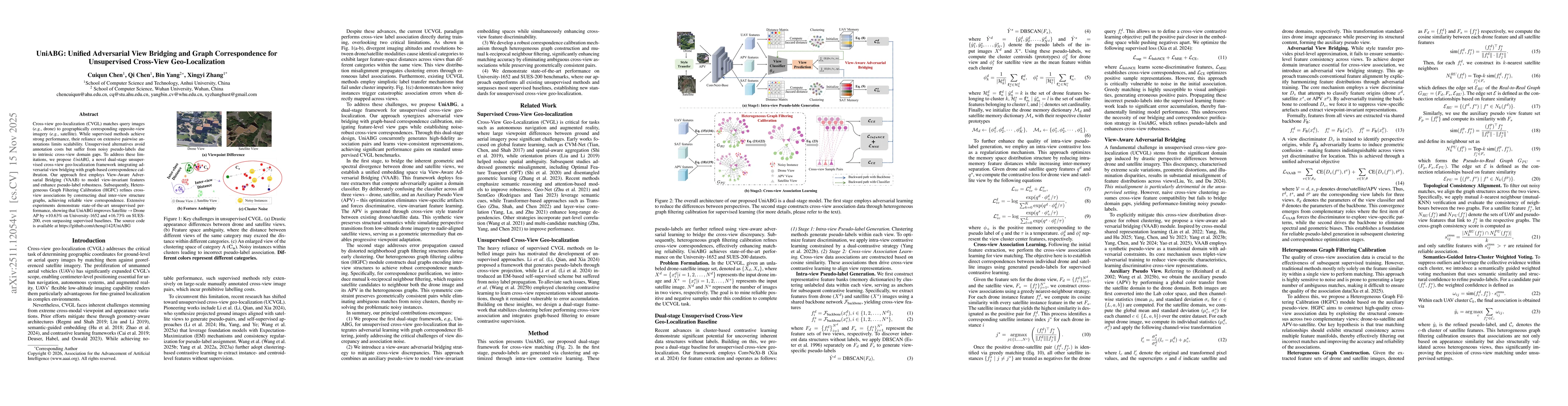 Thumbnail for UniABG: Unified Adversarial View Bridging and Graph Correspondence for Unsupervised Cross-View Geo-Localization
