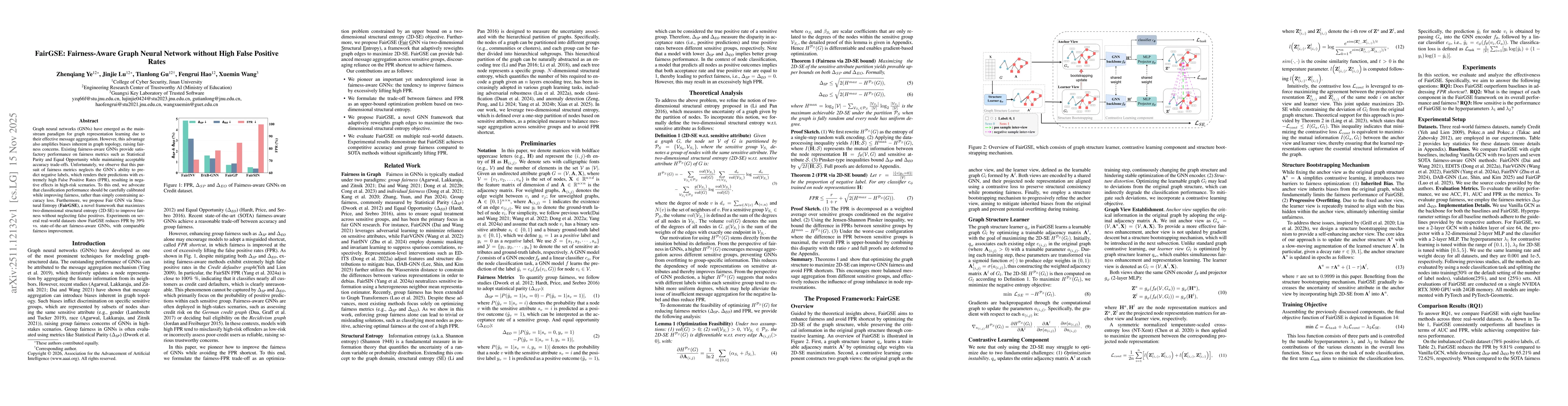 Thumbnail for FairGSE: Fairness-Aware Graph Neural Network without High False Positive Rates