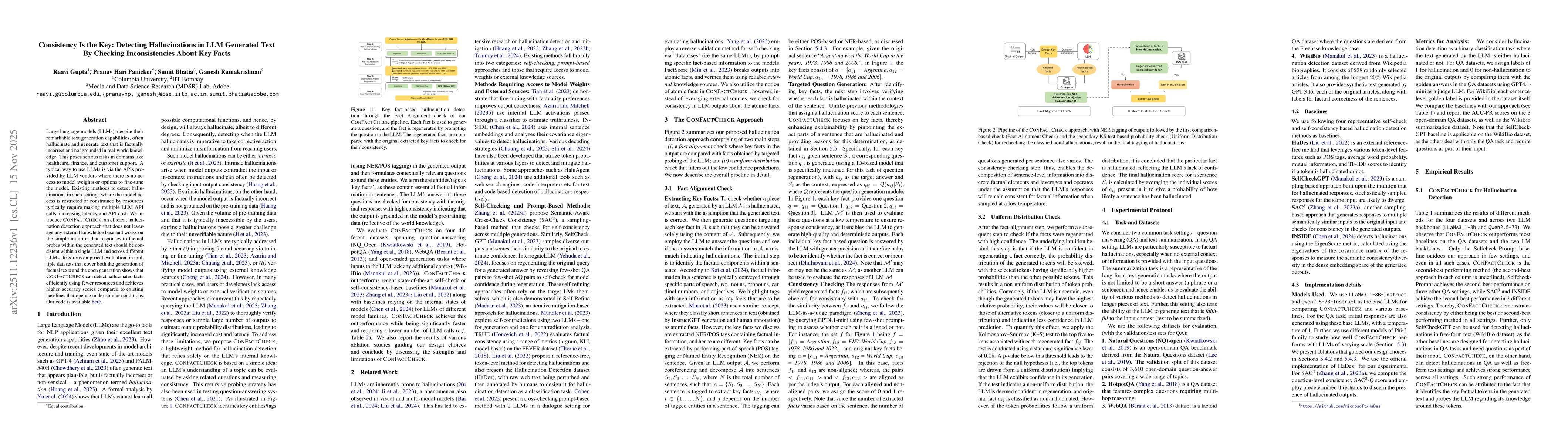 Thumbnail for Consistency Is the Key: Detecting Hallucinations in LLM Generated Text By Checking Inconsistencies About Key Facts