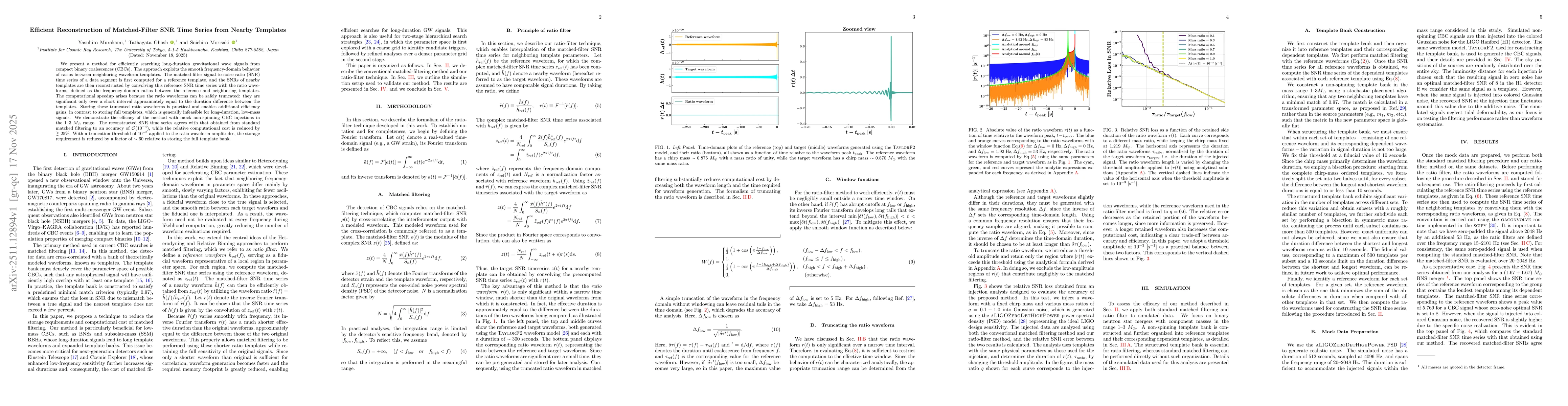 Thumbnail for Efficient Reconstruction of Matched-Filter SNR Time Series from Nearby Templates