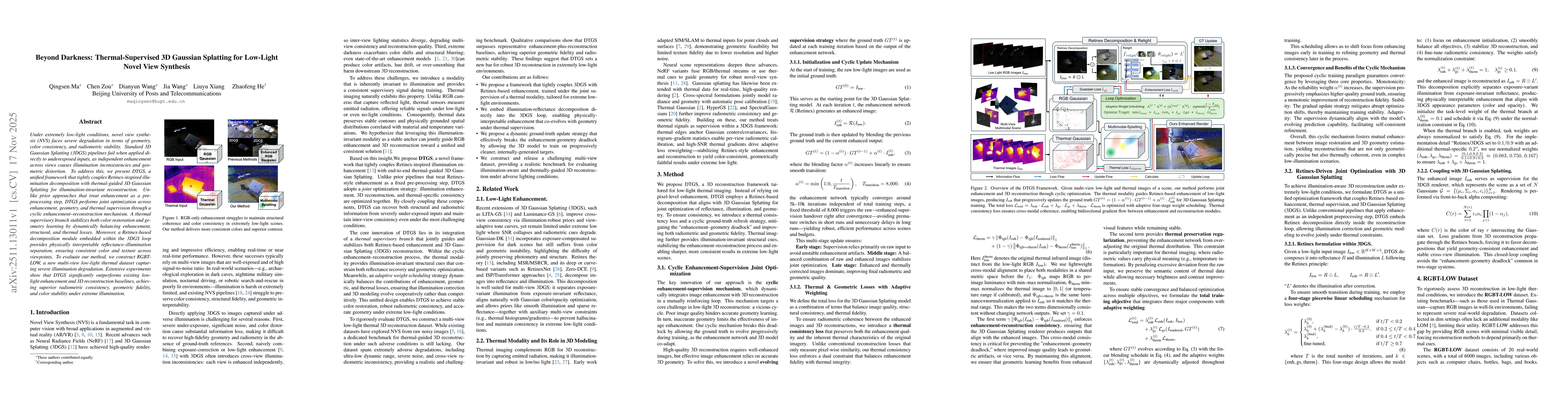 Thumbnail for Beyond Darkness: Thermal-Supervised 3D Gaussian Splatting for Low-Light Novel View Synthesis
