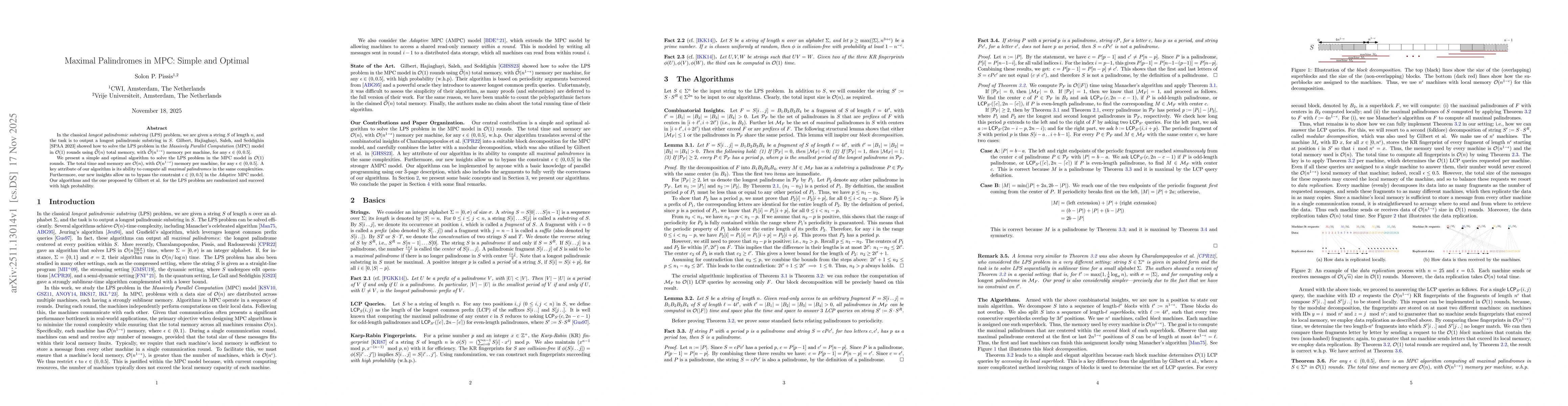 Thumbnail for Maximal Palindromes in MPC: Simple and Optimal