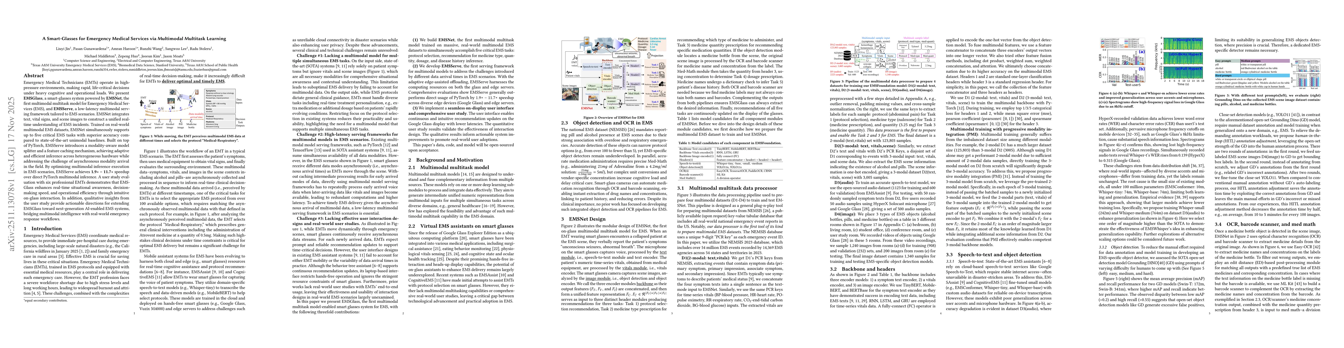 Thumbnail for A Smart-Glasses for Emergency Medical Services via Multimodal Multitask Learning