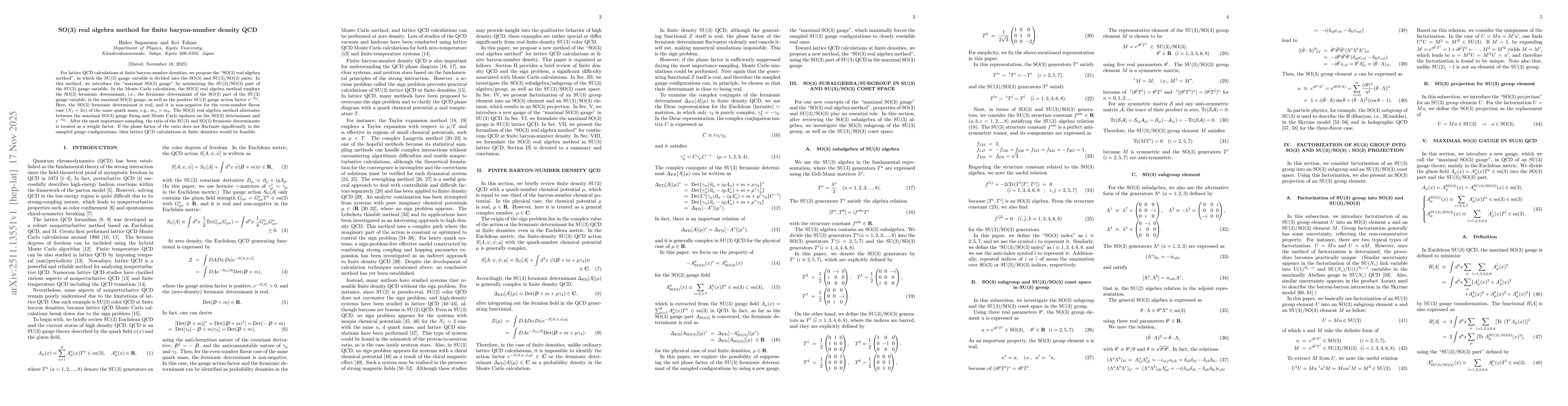 Thumbnail for SO(3) real algebra method for SU(3) QCD at finite baryon-number densities