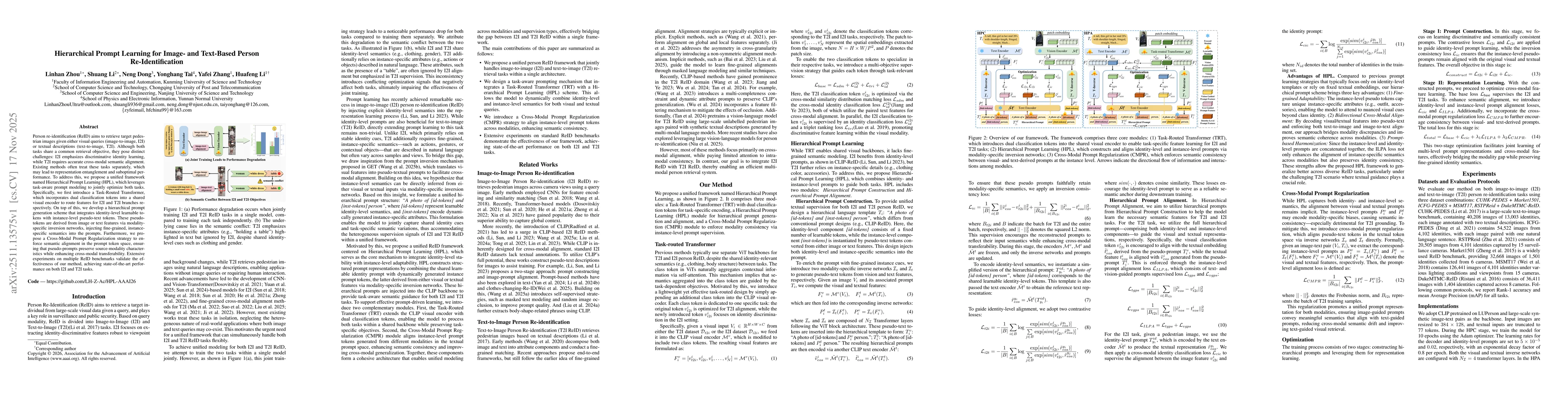 Thumbnail for Hierarchical Prompt Learning for Image- and Text-Based Person Re-Identification