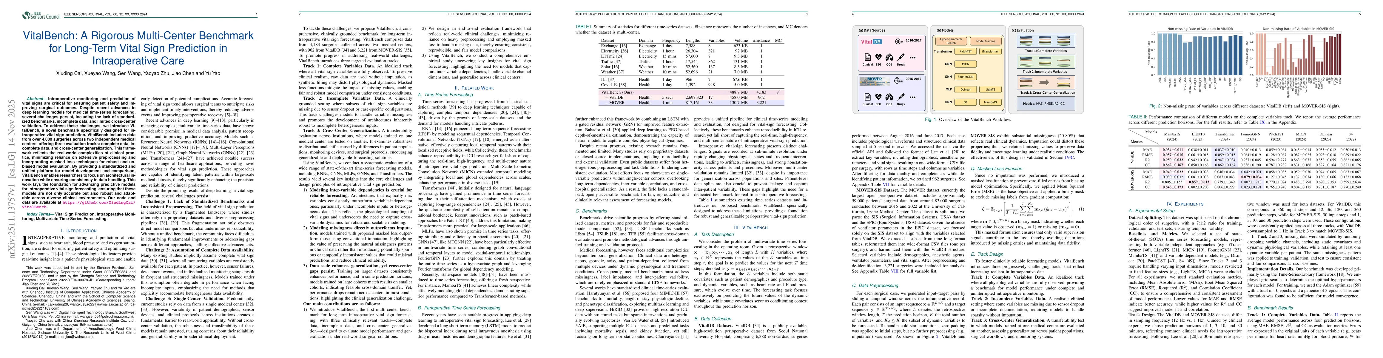 Thumbnail for VitalBench: A Rigorous Multi-Center Benchmark for Long-Term Vital Sign Prediction in Intraoperative Care