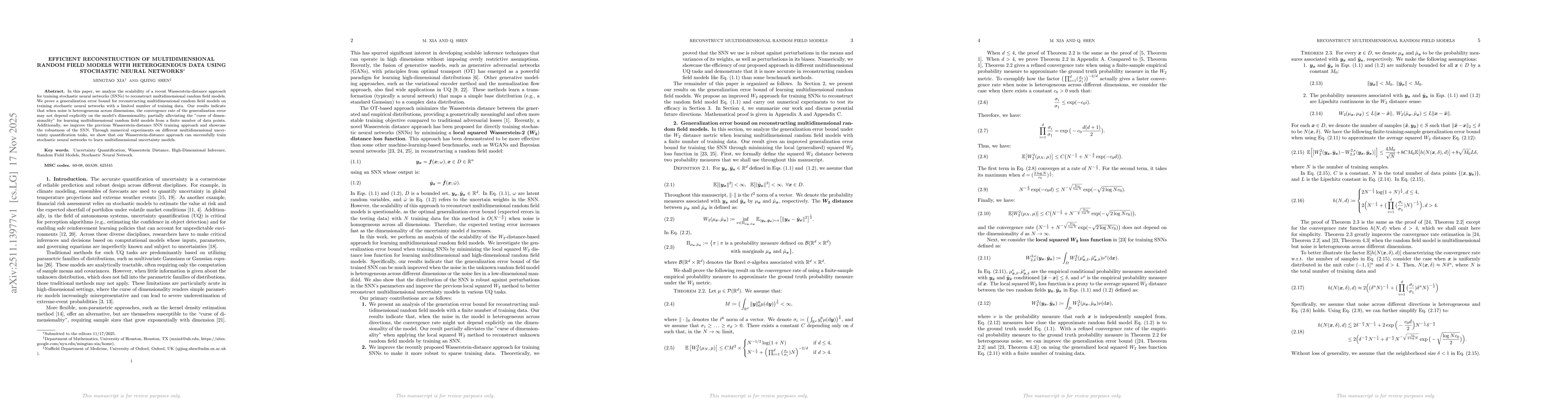 Thumbnail for Efficient reconstruction of multidimensional random field models with heterogeneous data using stochastic neural networks