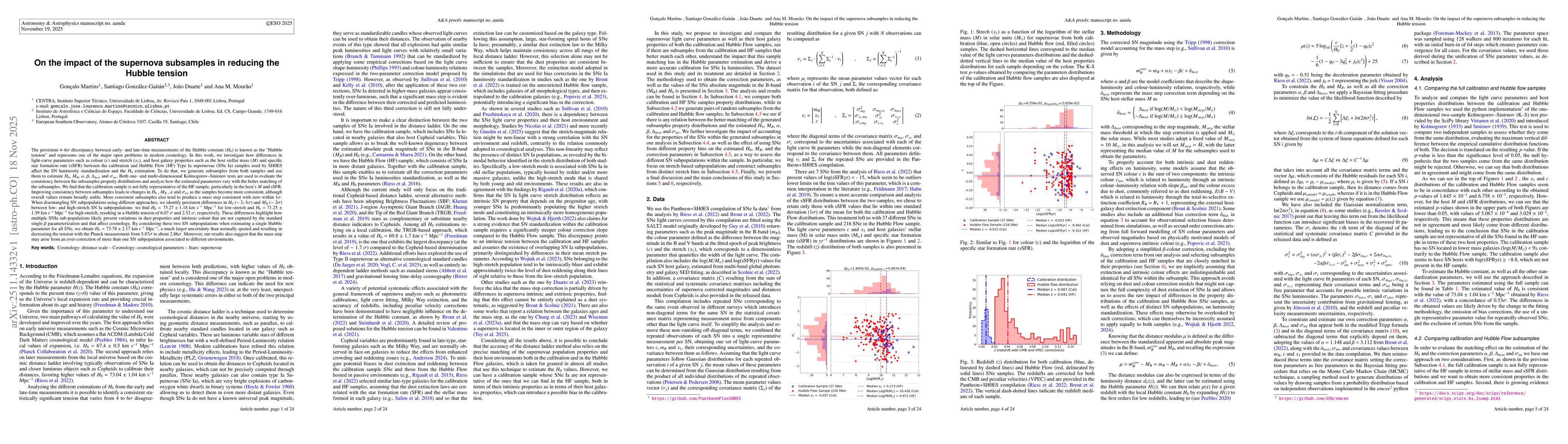 Thumbnail for On the impact of the supernova subsamples in reducing the Hubble tension