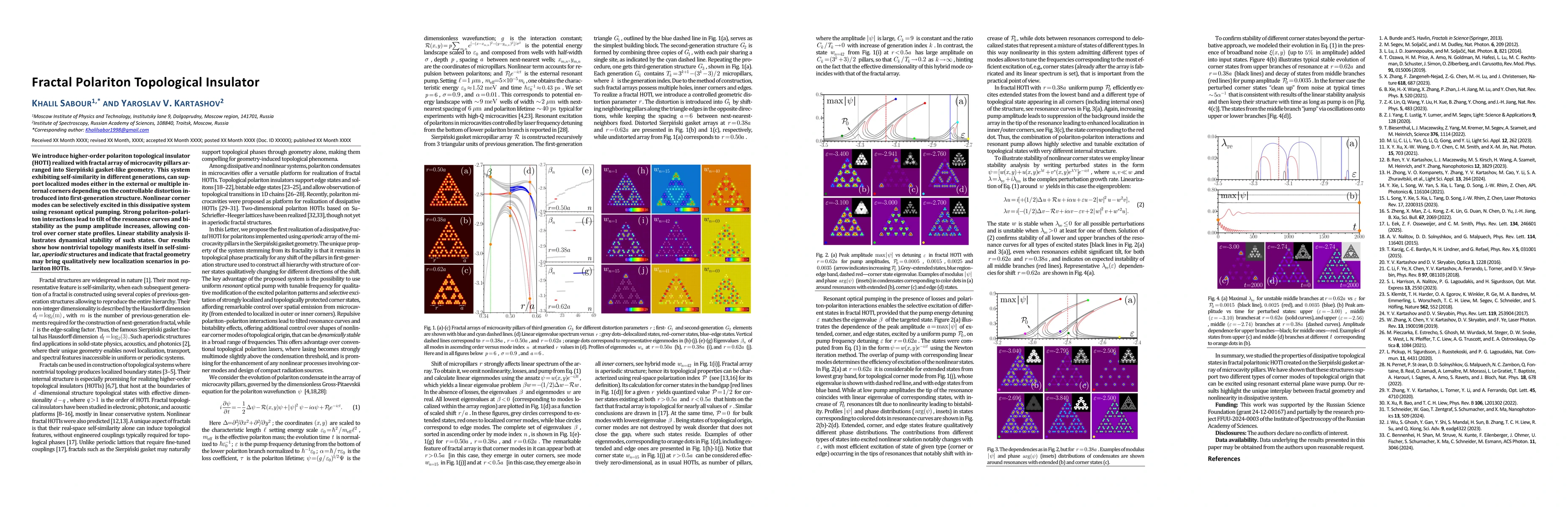 Thumbnail for Fractal Polariton Topological Insulator