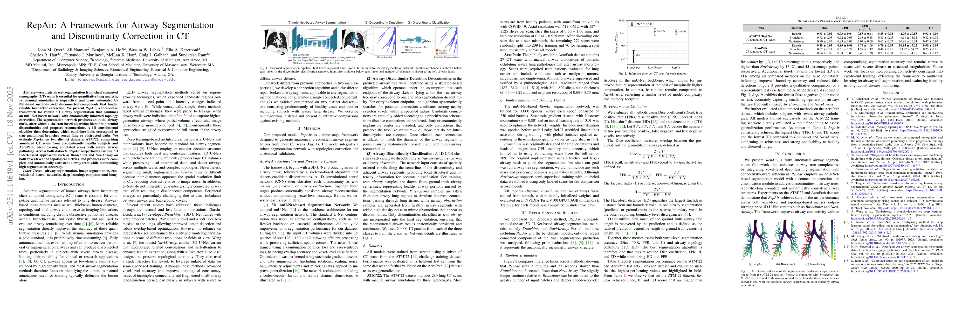 Thumbnail for RepAir: A Framework for Airway Segmentation and Discontinuity Correction in CT