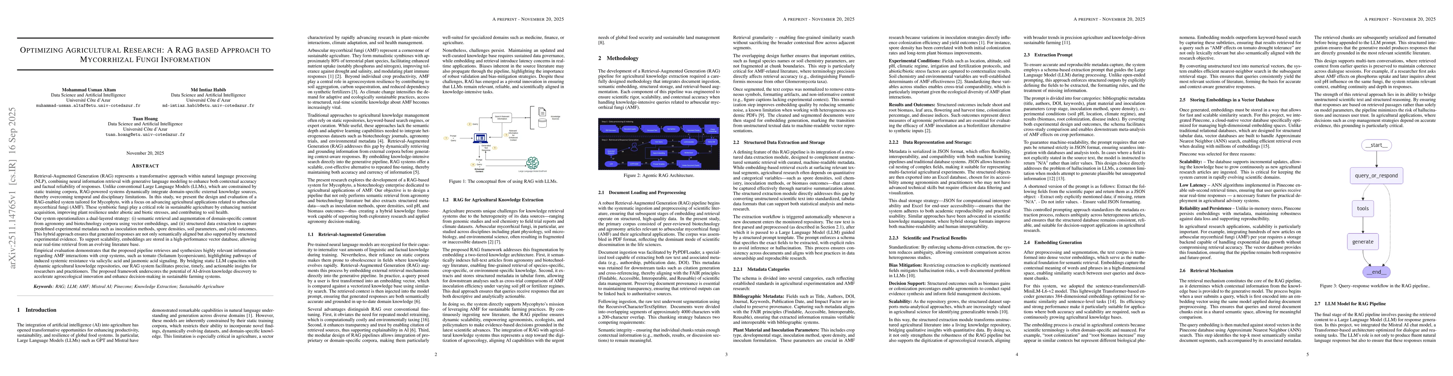 Thumbnail for Optimizing Agricultural Research: A RAG-Based Approach to Mycorrhizal Fungi Information