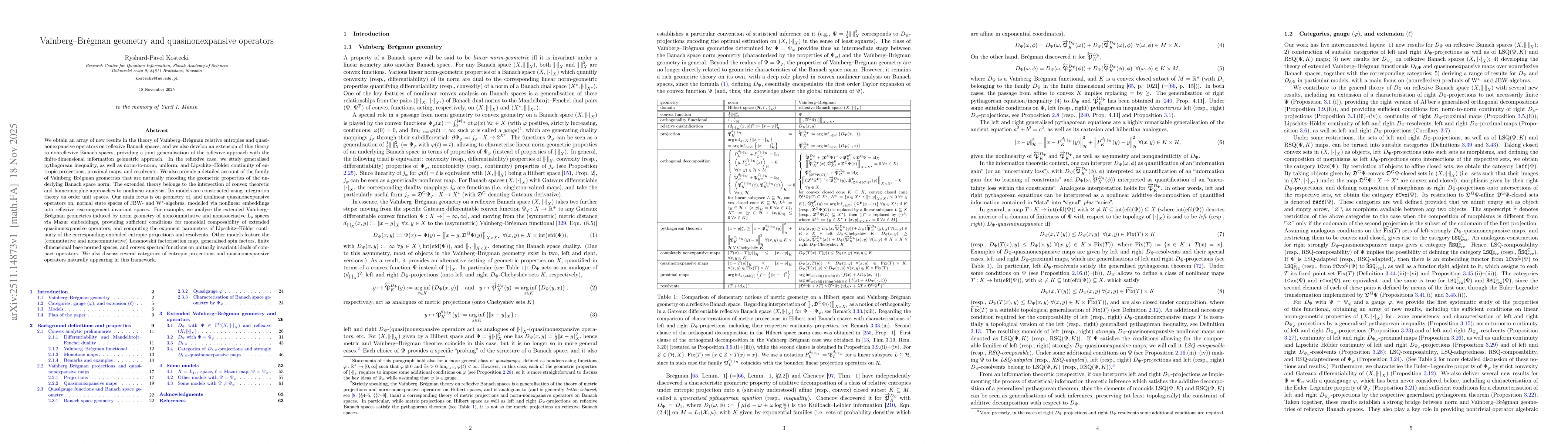 Thumbnail for Vaĭnberg--Brègman geometry and quasinonexpansive operators