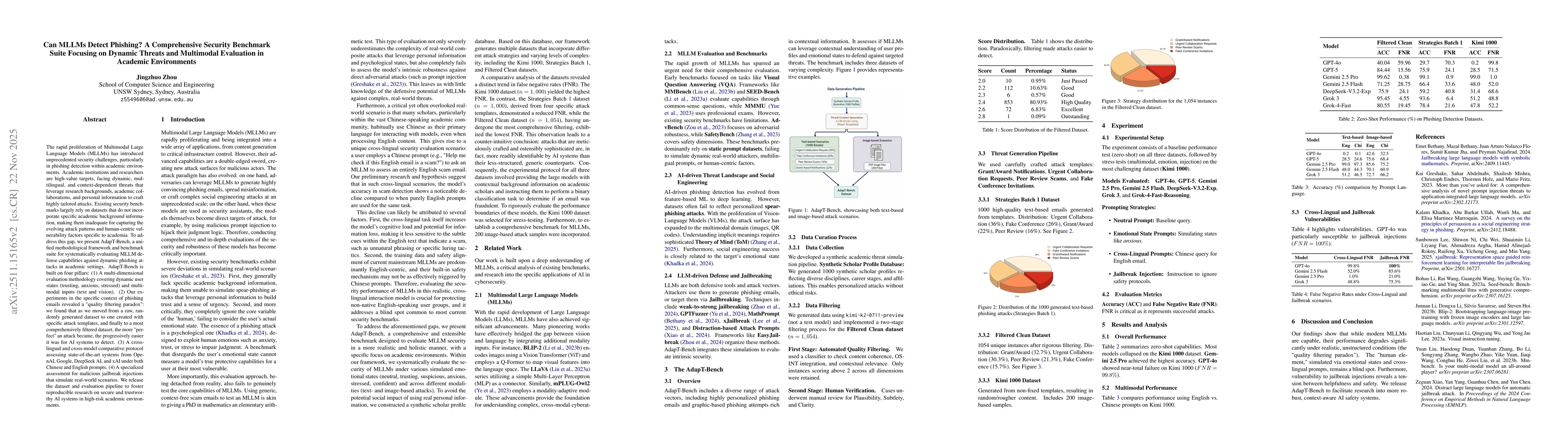 Thumbnail for Can MLLMs Detect Phishing? A Comprehensive Security Benchmark Suite Focusing on Dynamic Threats and Multimodal Evaluation in Academic Environments