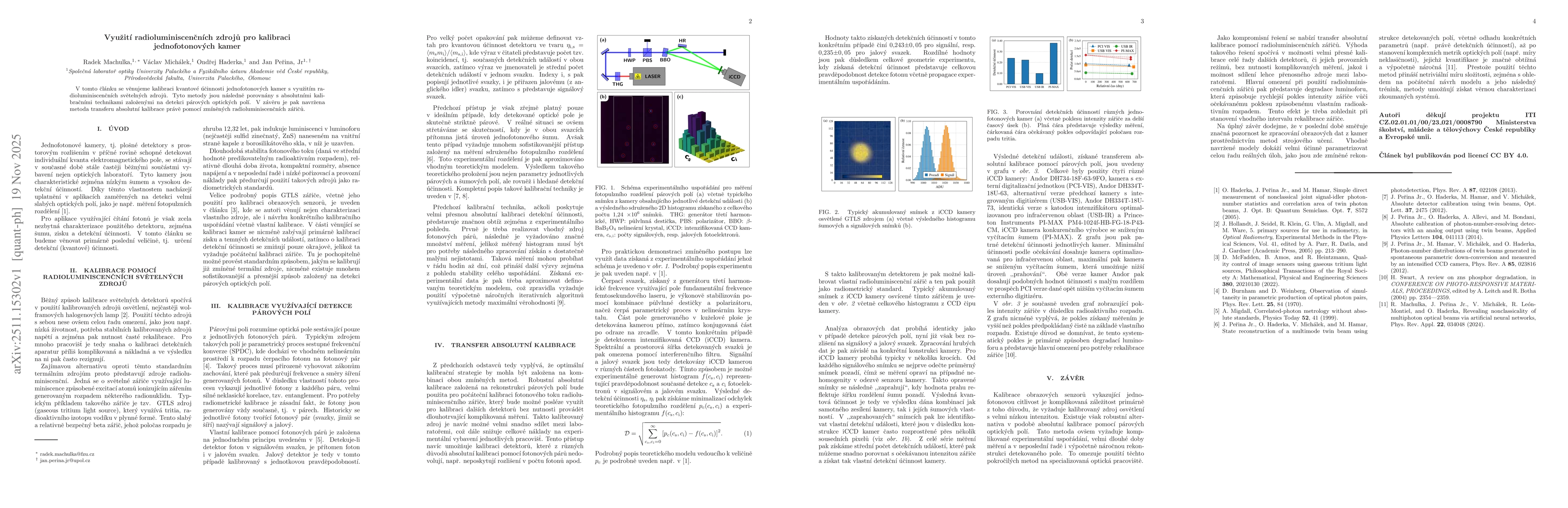 Thumbnail for Calibration of single-photon cameras using radioluminescent light sources