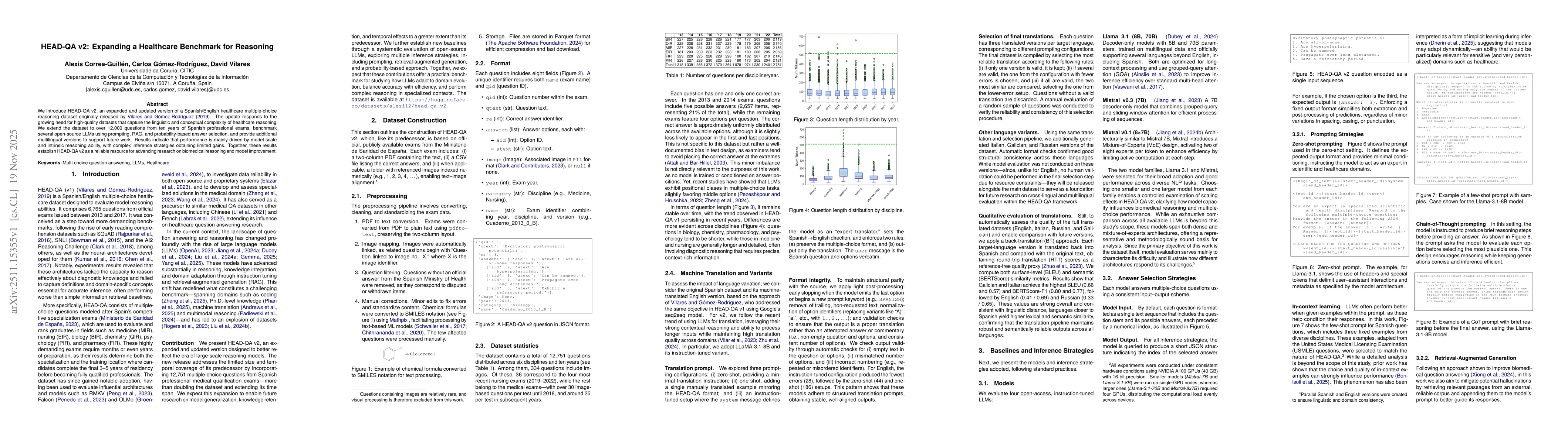 Thumbnail for HEAD-QA v2: Expanding a Healthcare Benchmark for Reasoning