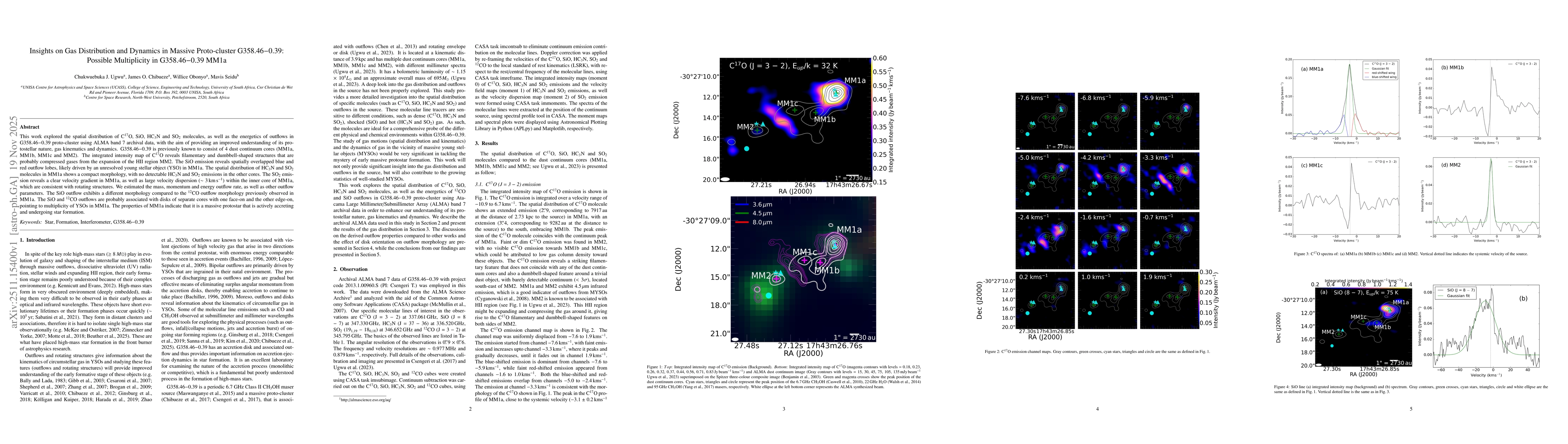 Thumbnail for Insights on Gas Distribution and Dynamics in Massive Proto-cluster G358.46$-$0.39: Possible Multiplicity in G358.46$-$0.39 MM1a