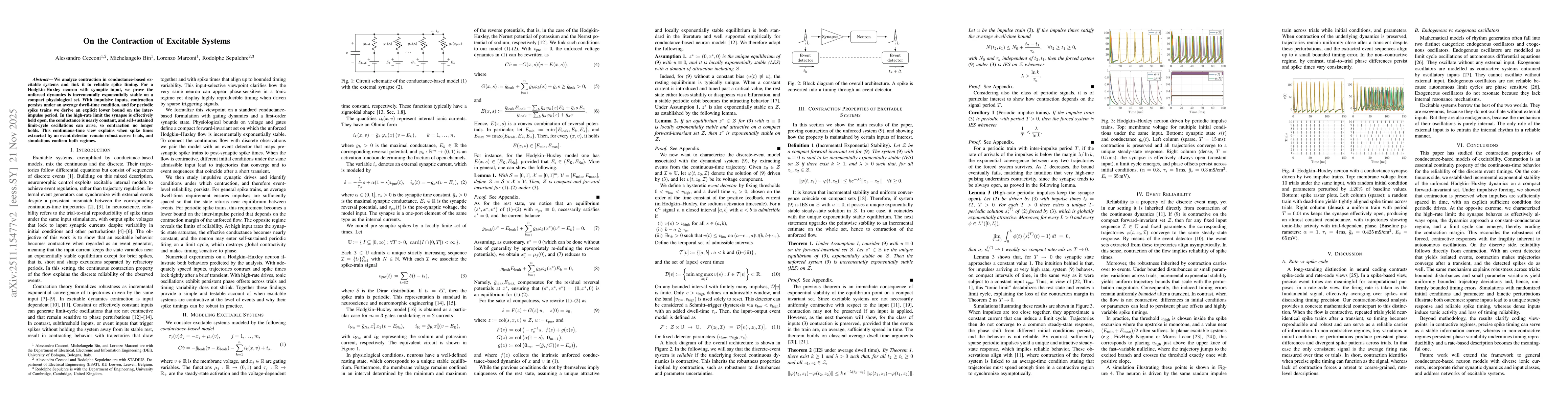 Thumbnail for On the Contraction of Excitable Systems