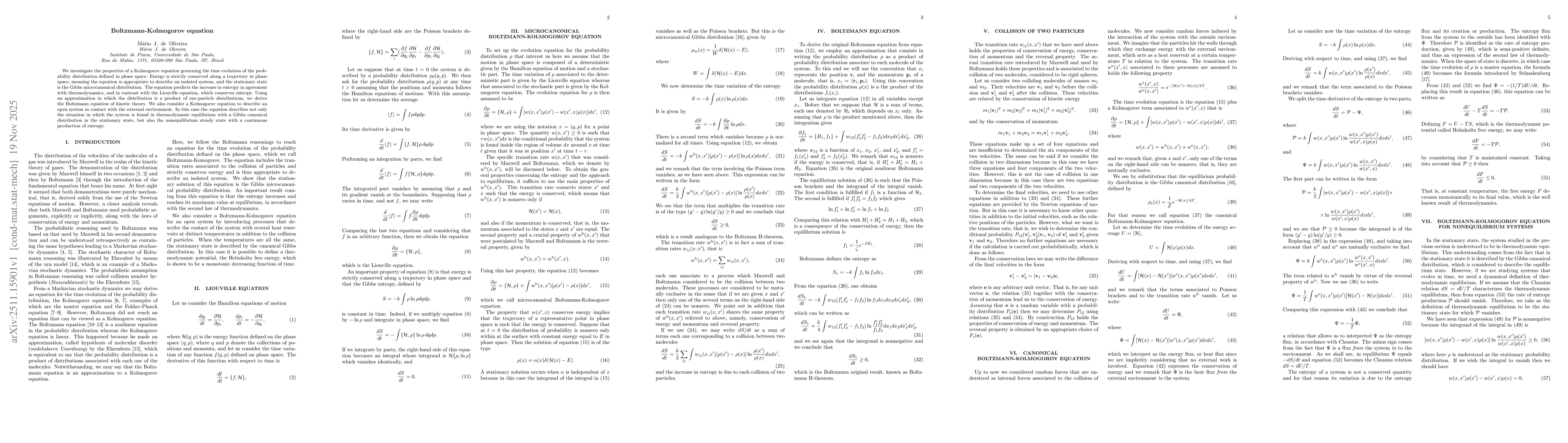 Thumbnail for Boltzmann-Kolmogorov equation