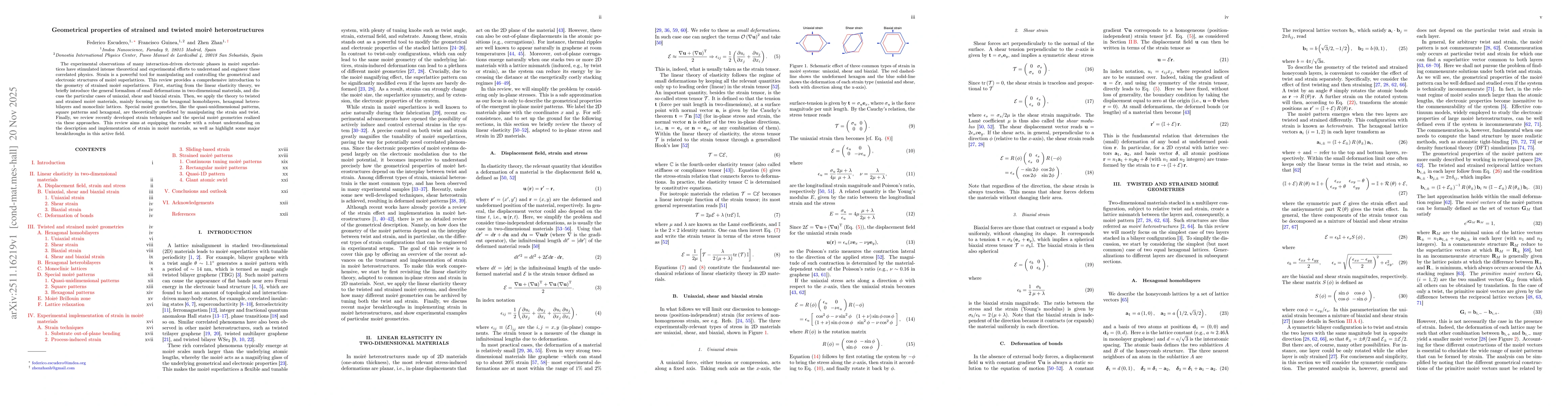 Thumbnail for Geometrical properties of strained and twisted moiré heterostructures