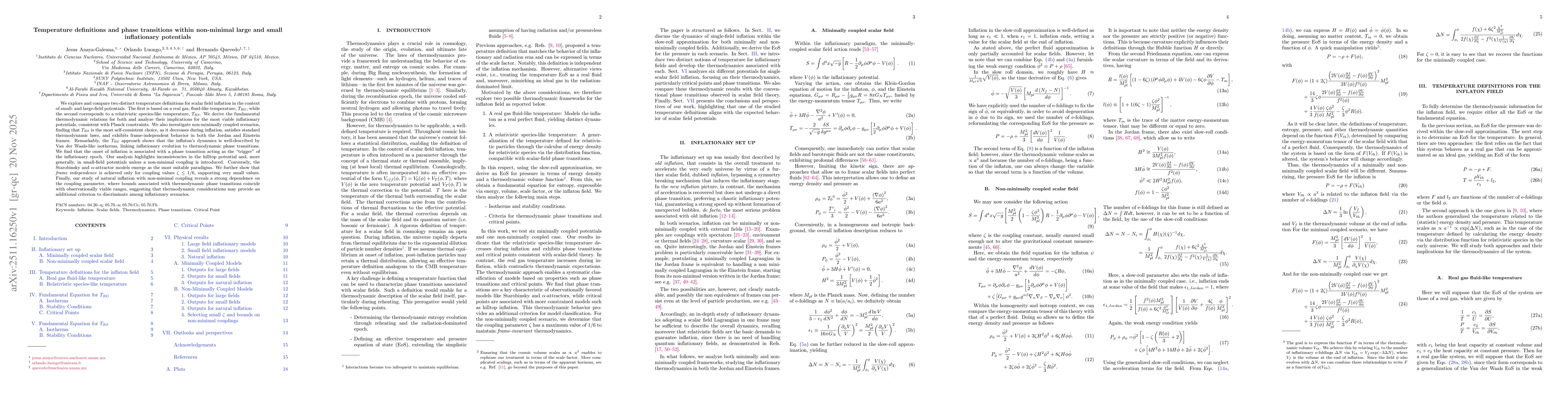 Thumbnail for Temperature definitions and phase transitions within non-minimal large and small inflationary potentials