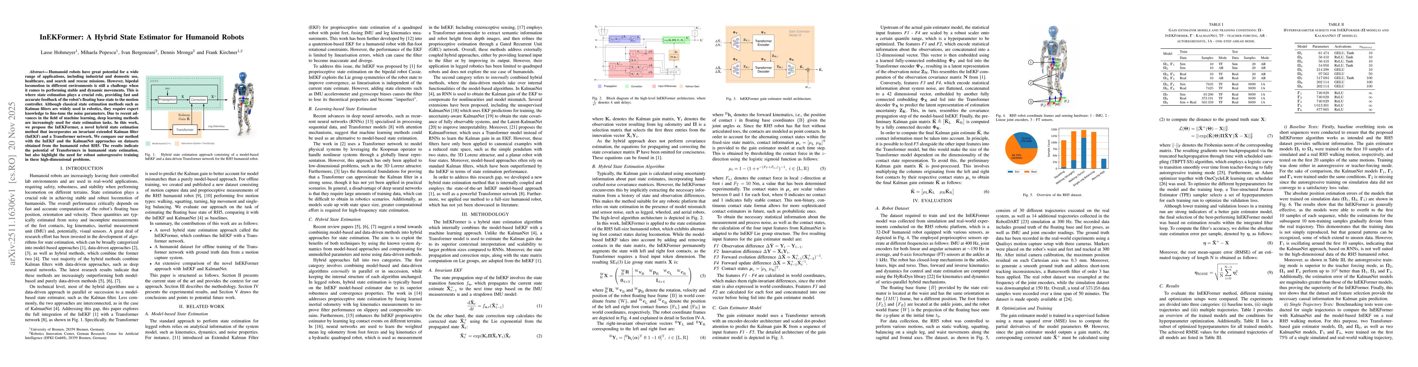 Thumbnail for InEKFormer: A Hybrid State Estimator for Humanoid Robots